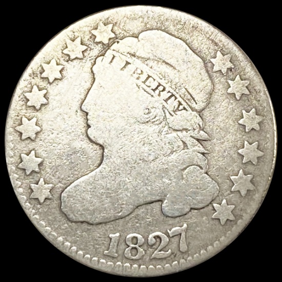 1827 Capped Bust Dime NICELY CIRCULATED