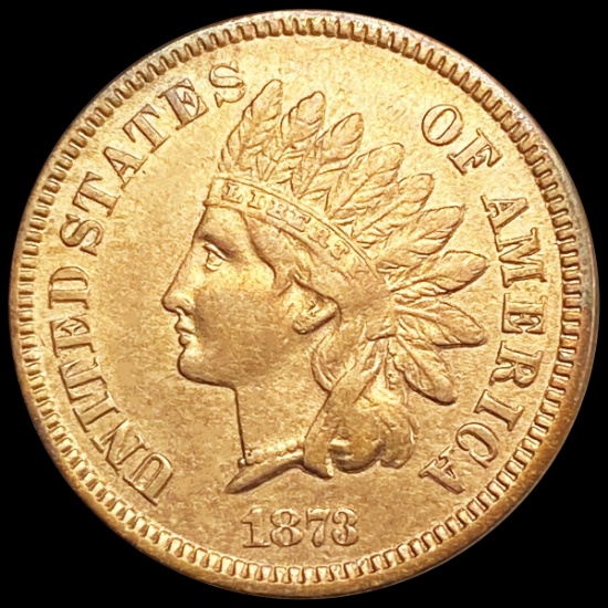 1873 'Closed 3' Indian Head Cent UNCIRCULATED