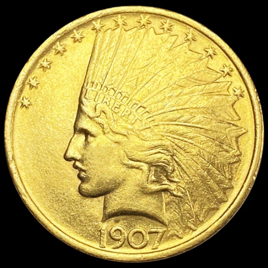1907 $10 Gold Eagle UNCIRCULATED