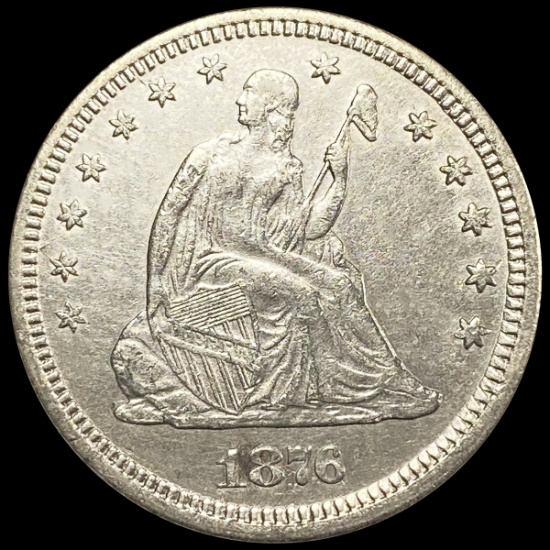 1876 Seated Liberty Quarter UNCIRCULATED