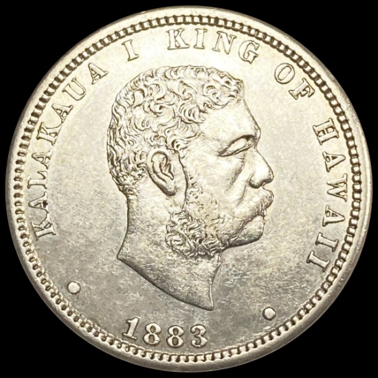 1883 Kingdom of Hawaii Quarter UNCIRCULATED