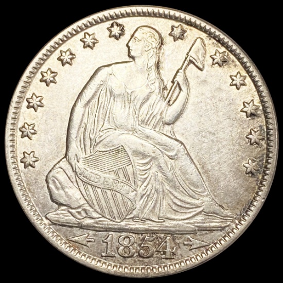 1854-O 'Arrows' Seated Liberty Half Dollar