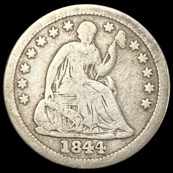 1844 Seated Liberty Nickel NICELY CIRCULATED