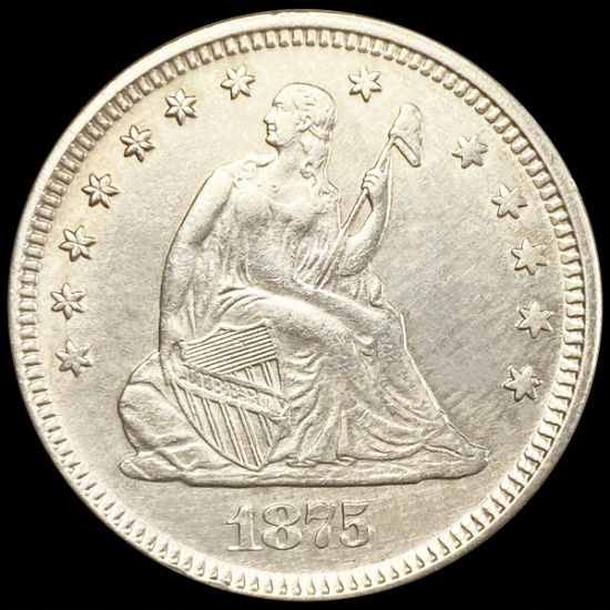 1875 Seated Liberty Quarter UNCIRCULATED