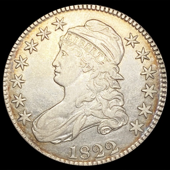 1822 Capped Bust Half Dollar LIGHTLY CIRCULATED
