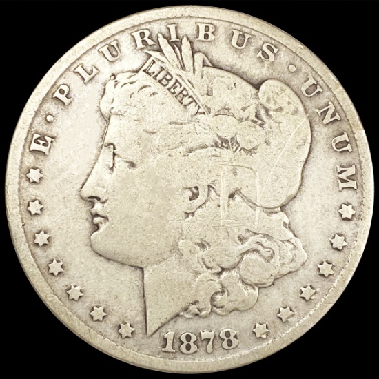 1878-CC Morgan Silver Dollar NICELY CIRCULATED