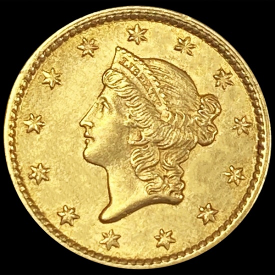 1853 Rare Gold Dollar UNCIRCULATED