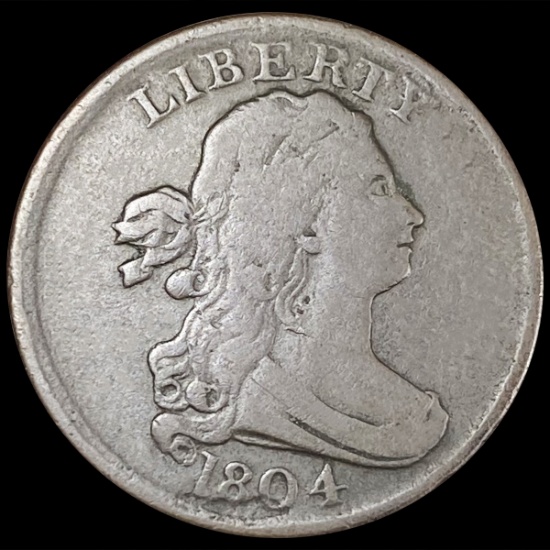 1804 Draped Bust Half Cent LIGHTLY CIRCULATED