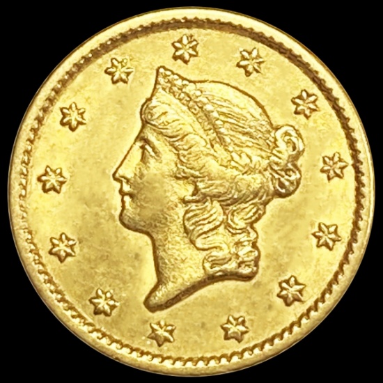1851 Rare Gold Dollar CLOSELY UNCIRCULATED
