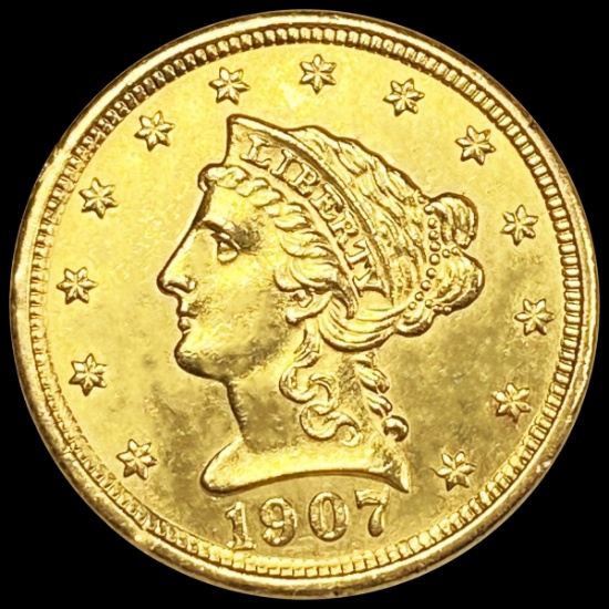 1907 $2.50 Gold Quarter Eagle UNCIRCULATED