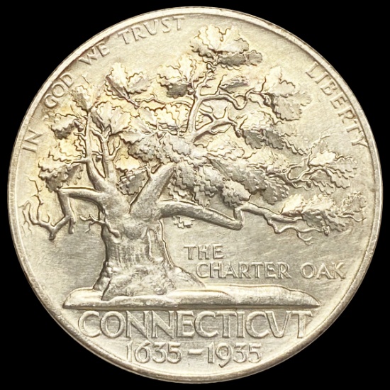 1935 Connecticut Half Dollar CLOSELY UNCIRCULATED
