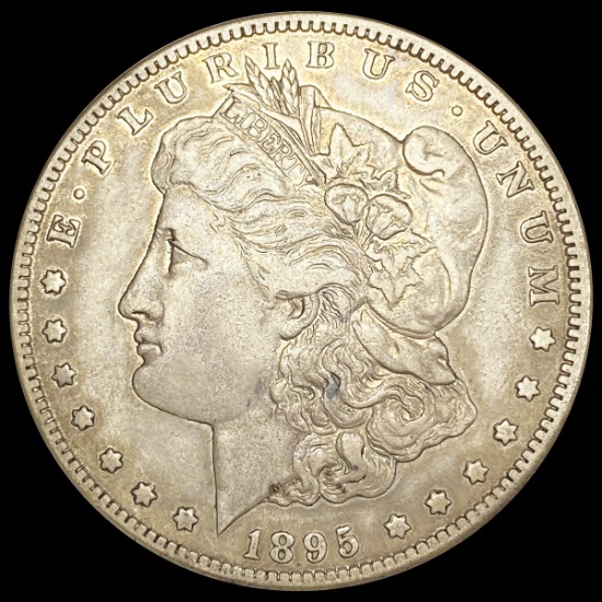 1895-S Morgan Silver Dollar ABOUT UNCIRCULATED