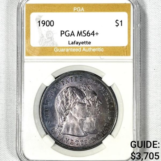 1900 Lafayette Silver Dollar PGA-MS64+