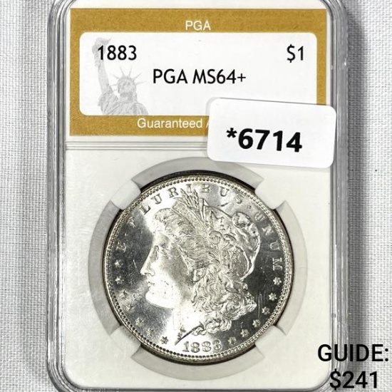 1883 Morgan Silver Dollar PGA-MS64+