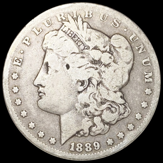 1889-CC Morgan Silver Dollar NICELY CIRCULATED