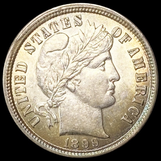 1899 Barber Dime UNCIRCULATED