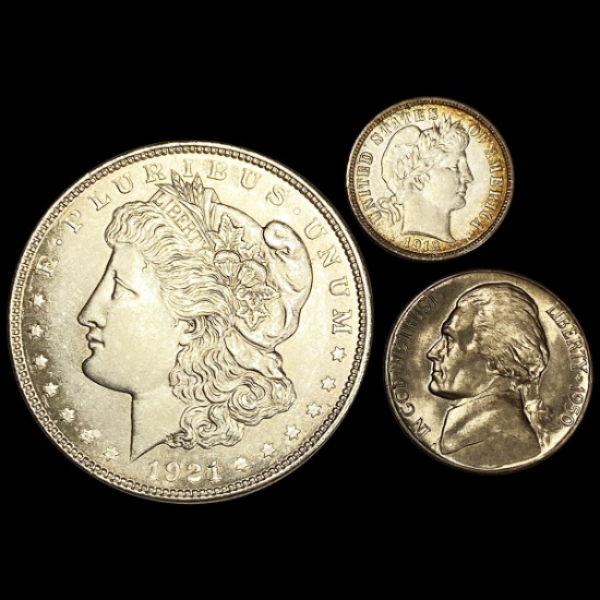 (3) Misc Coins UNCIRCULATED