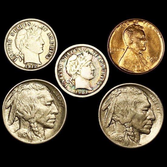 (5) Misc Coins