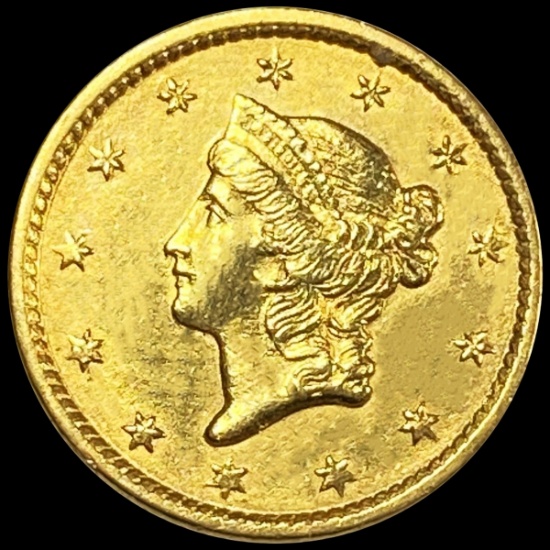 1853 Rare Gold Dollar UNCIRCULATED