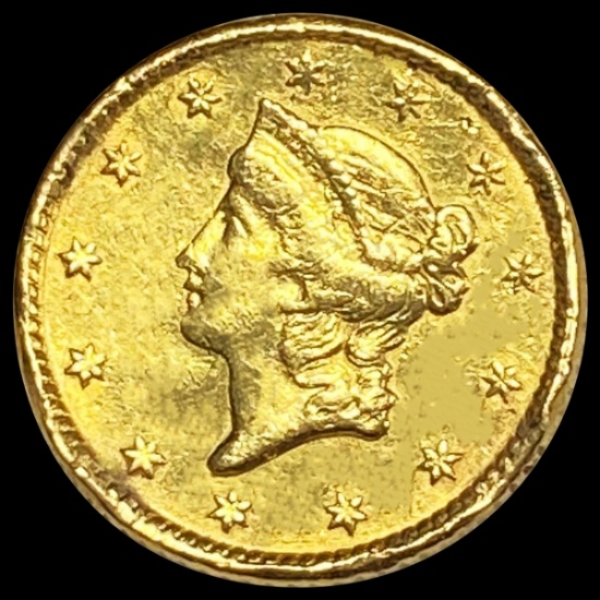 1851 Rare Gold Dollar CLOSELY UNCIRCULATED