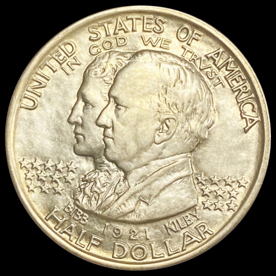 1921 Alabama Half Dollar NEARLY UNCIRCULATED