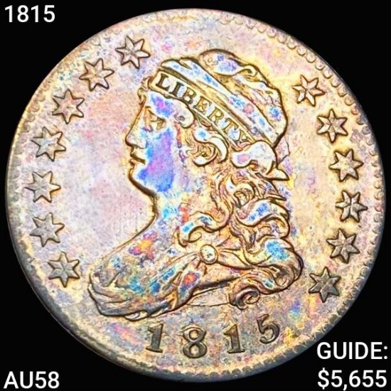 1815 Capped Bust Quarter CHOICE AU