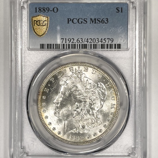 1889-O Morgan Silver Dollar PCGS-MS63