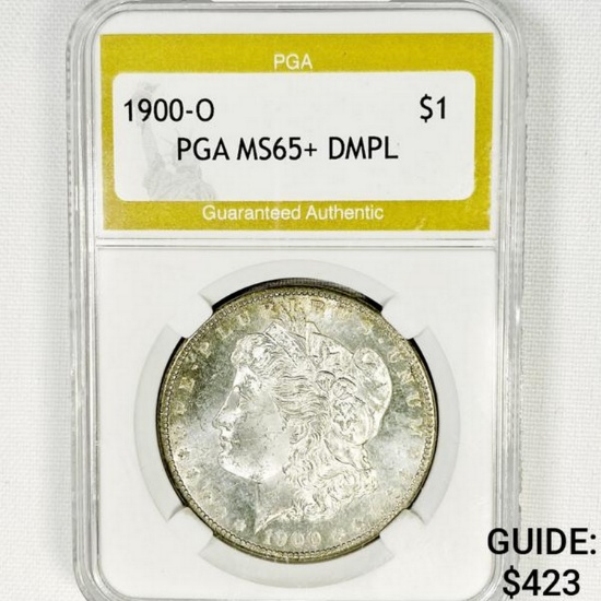 1900-O Morgan Silver Dollar PGA-MS65+ DMPL