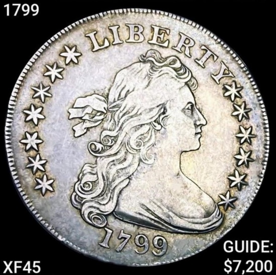 1799 Draped Bust Dollar LIGHTLY CIRC