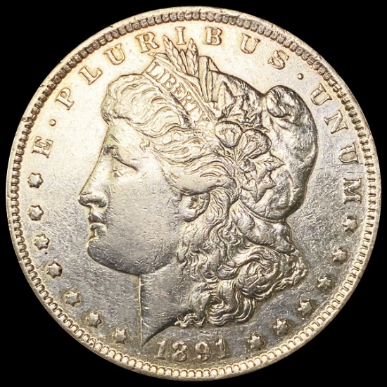 1891-CC Morgan Silver Dollar CLOSELY UNCIRCULATED