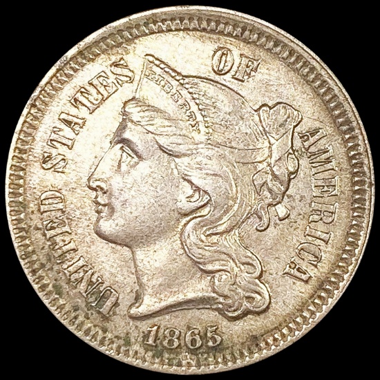 1865 Nickel Three Cent UNCIRCULATED