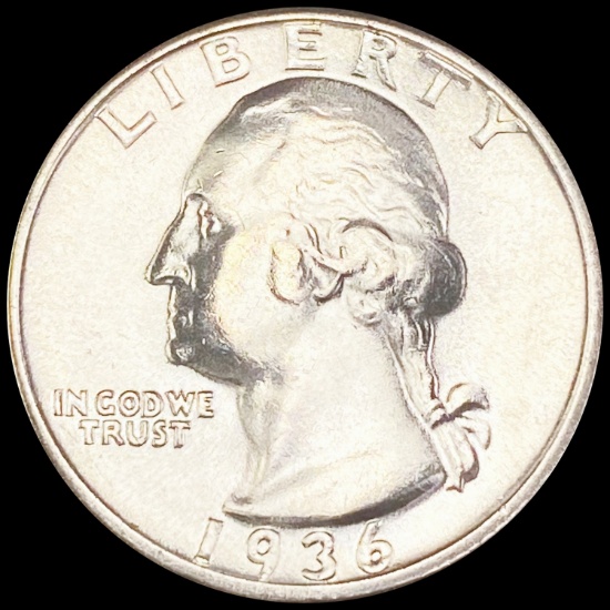 1936-D Washington Silver Quarter UNCIRCULATED