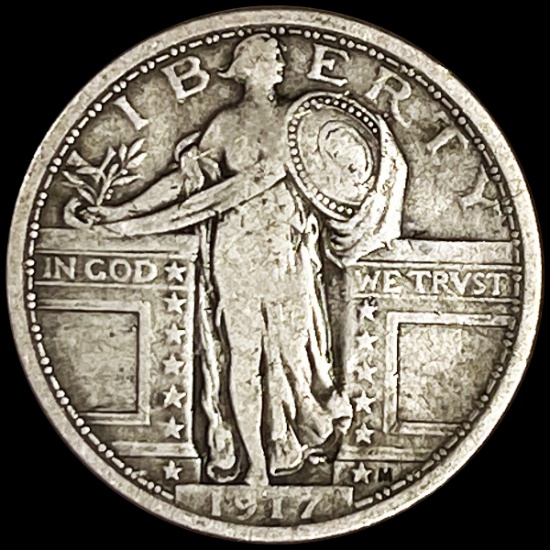 1917 Standing Liberty Quarter LIGHTLY CIRCULATED
