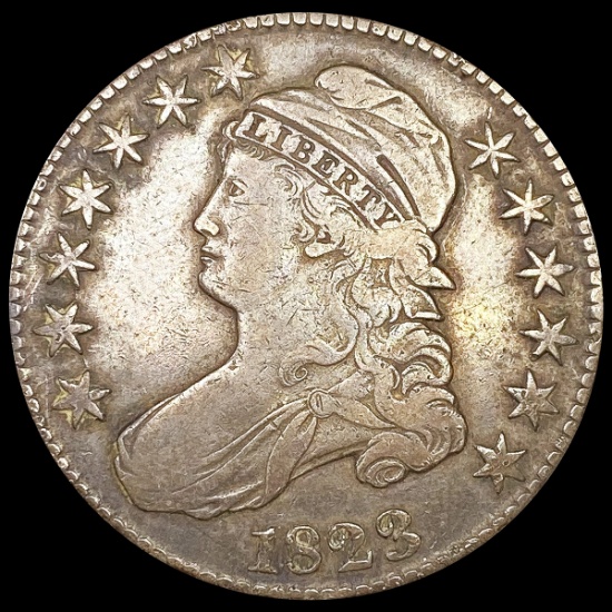 1823 Capped Bust Half Dollar NICELY CIRCULATED