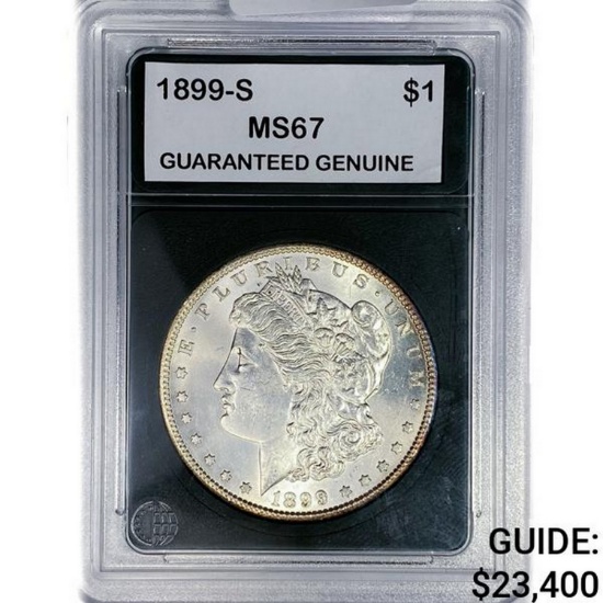 1899-S Morgan Silver Dollar GG MS67