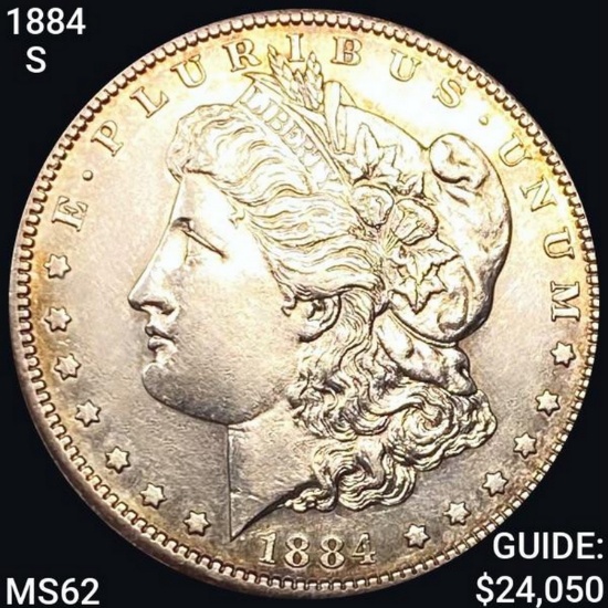 1884-S Morgan Silver Dollar UNCIRCULATED