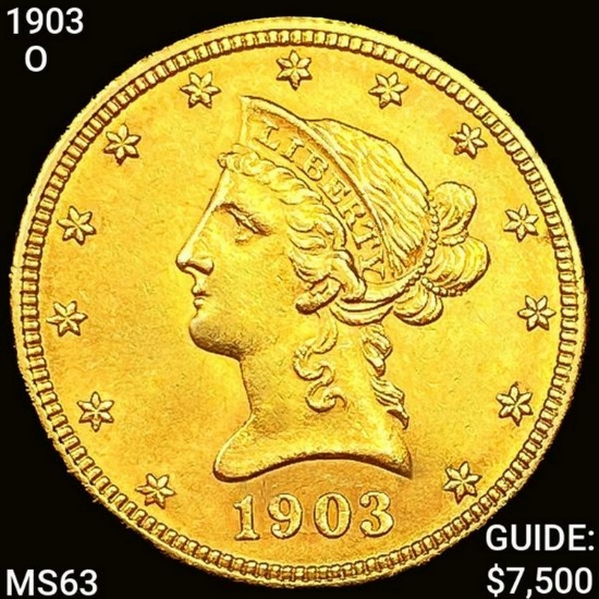 1903-O $10 Gold Eagle CHOICE BU