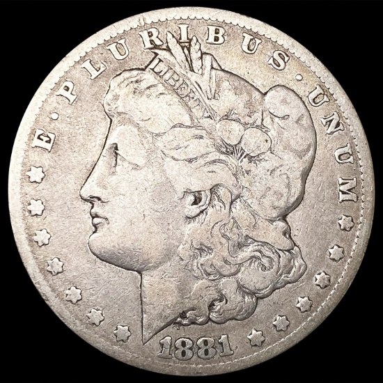 1881-CC Morgan Silver Dollar NICELY CIRCULATED