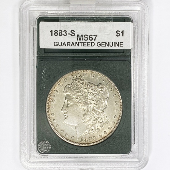 1883-S Morgan Silver Dollar GG MS67