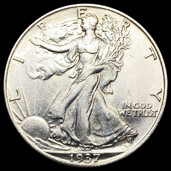 1937-S Walking Liberty Half Dollar CLOSELY UNCIRCULATED