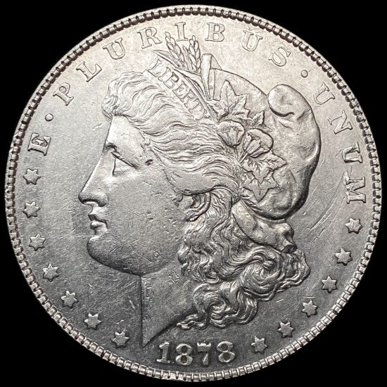 1878 8TF Morgan Silver Dollar CLOSELY UNCIRCULATED