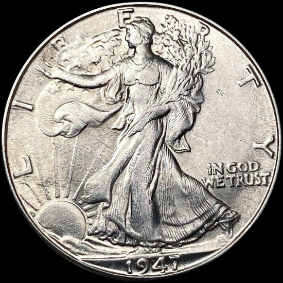 1947-D Walking Liberty Half Dollar CLOSELY