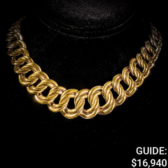 35.8 DWT 14 KT Gold Chain Necklace