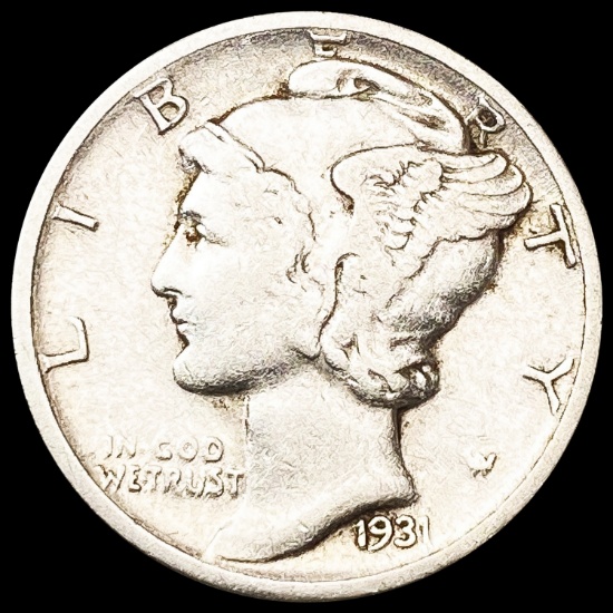 1931-D Mercury Dime NEARLY UNCIRCULATED