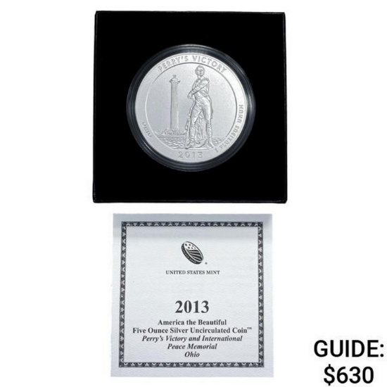 2013 Perry's Victory 5oz Silver Round