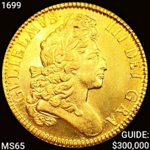 1699 5 G William III GEM BU