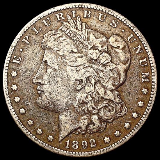 1892-S Morgan Silver Dollar LIGHTLY CIRCULATED