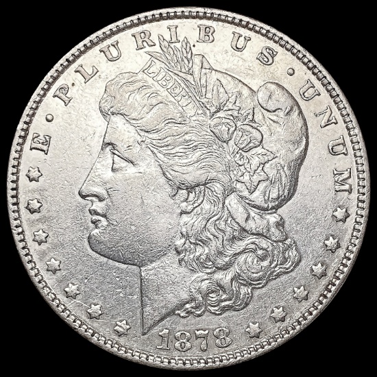 1878 7/8TF Morgan Silver Dollar CLOSELY UNCIRCULAT