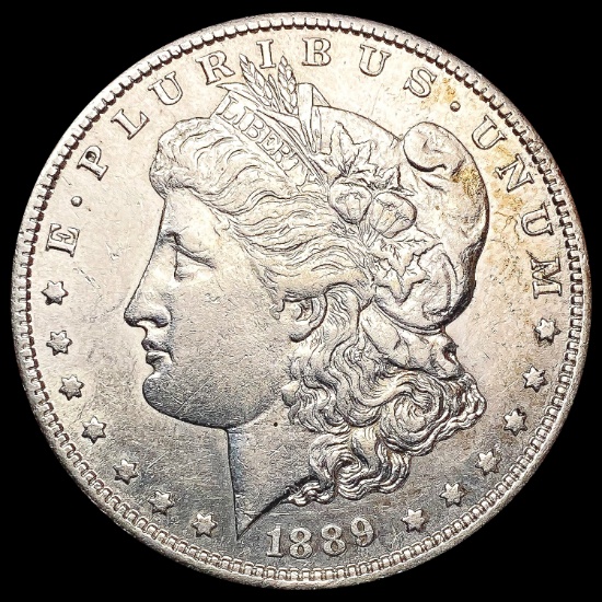 1889-S Morgan Silver Dollar NEARLY UNCIRCULATED