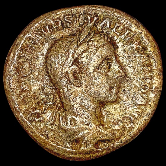 221-235 AD Roman Severius Silver AR Denarius LIGHT